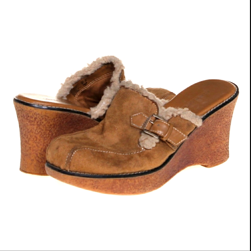 Lower East Side Tan Size 7.5 Clog Mules